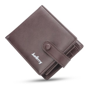  Small men's wallet with a clasp BAELLERRY D1305 Coffee.