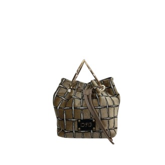 Grid Ring Beige