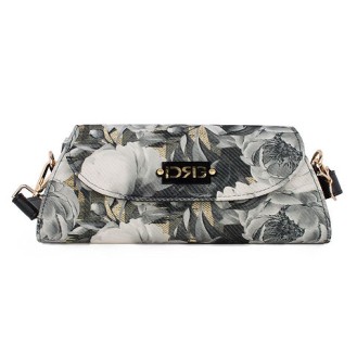 Women's Crossbody Bag Floral Crossbody Bag 26130-1304 De Raggi Black