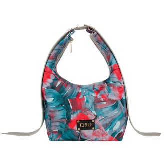 Women's Bag Floral Shoulder Bag 26134-1202 De Raggi Menta