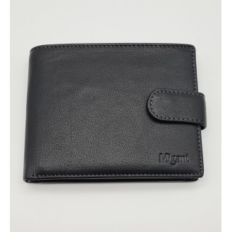 Migant Design Men leather wallet with RFID protection 6448 Black