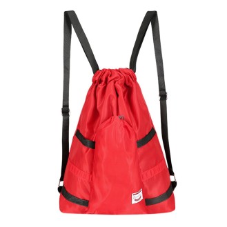 Stylish women's backpack 651 Red