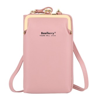 Women's wallet with strap 8601 BAELLERY Pink