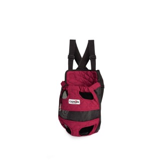  Camon PetPocket/ red quilted backpack – SM