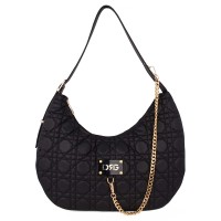 Women's black shoulder bag 25128-1213-BL