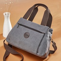 Hanging women's canvas bag FB-078 Gray