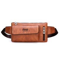 Men's waist bag JEEP BULUO JL009 Coffee