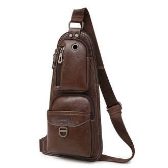 Men's shoulder bag JLC026 Brown