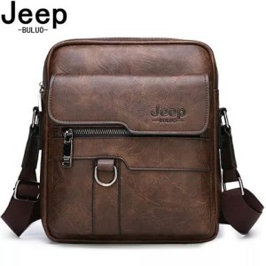 Jeep Buluo KSL-8301 Brown PU Leather Shoulder Bag