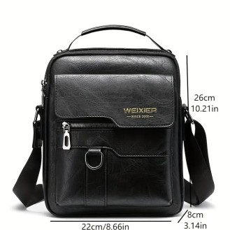 Weixier KSL-8301 Black PU Leather Shoulder Bag