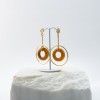 Oneiro Earrings Beer (brown)