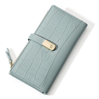 Large capacity women's wallet WEIER Y8804 Blue